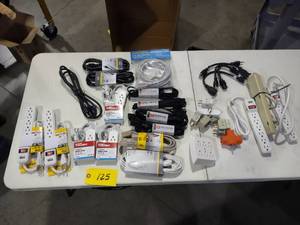 lot 125 image: Cords & Power Strips...