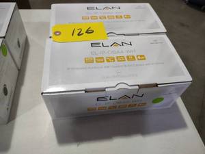 lot 126 image: (2) Elan EL-IP-0BA4-WH Cameras...