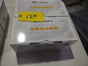 lot 129 image: (2) Elan EL-IP-0BA4-WH Cameras...
