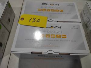 lot 130 image: (2) Elan EL-IP-0BA4-WH Cameras...