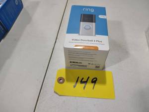 lot 149 image: Ring Video Doorbell, 3 Plus...