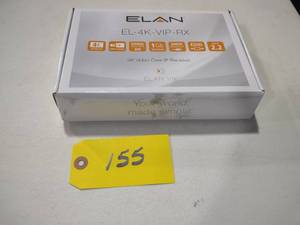 lot 155 image: Elan EL-4K-VIP-RK 4K Video Over IP ...
