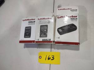 lot 163 image: (3) Liftmaster Internet Controllers...