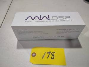 lot 178 image: Mini DSP UM-1K1 Measurement Microph...