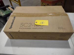 lot 181 image: SpeakerCraft SC2-100 2-Channel Ampl...