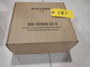 lot 187 image: Wattbox WB-200VB-CE-6 Power Conditi...