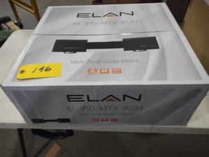 lot 196 image: Elan EL-IPD-MTX-8CH Multizone Audio...