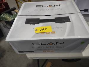 lot 197 image: Elan EL-IPD-MTX-8CH Multizone Audio...