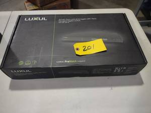 lot 201 image: Luxul SW-610-24P-R Gigabit Switch...