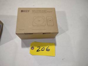 lot 206 image: Kef KW-1 TXRX Wireless Subwoofer A...