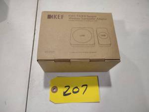 lot 207 image: Kef KW-1 TXRX Wireless Subwoofer A...