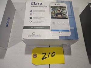 lot 210 image: Clare Video Doorbell...