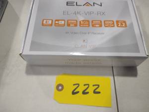 lot 222 image: Elan EL-4K-VIP-RX Receiver...