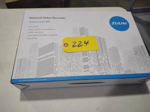 lot 224 image: Zuum GV-NVR4CH-4K-1TB Network Video...