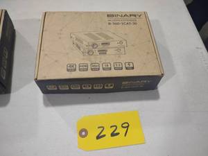lot 229 image: Binary B-360-1CAT-30 4K HDMI Extend...