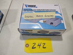 lot 242 image: Vanco 280531 Digital Audio Extender...