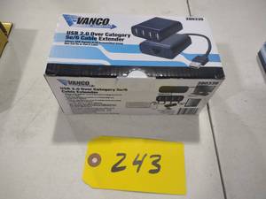 lot 243 image: Vanco 280339 Cable Extender...