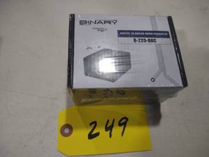 lot 249 image: Binary B-220-DAC Digital to Analog ...