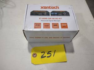 lot 251 image: Zxantech XT-HDMI-SM-4K18G-KIT IR Si...