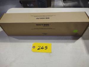 lot 265 image: Wattbox WB-600VB-FP Power Condition...