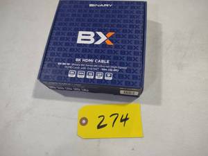 lot 274 image: Binary BX8K HDMI Cable, 32.8...