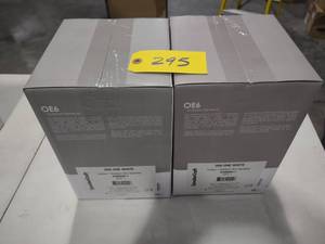 lot 295 image: (2) Speaker Craft OE6 One White Spe...