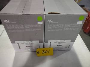 lot 301 image: (2) Speaker Craft OE6 One Black Spe...