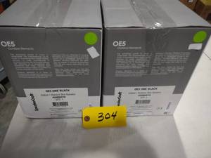 lot 304 image: (2) Speaker Craft OE5 One Black Spe...