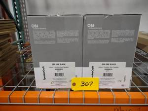 lot 307 image: (2) Speaker Craft OE6 One Black Spe...