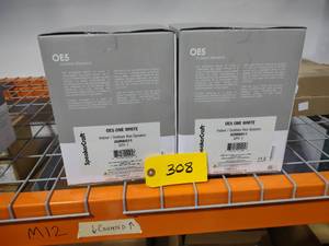 lot 308 image: (2) Speaker Craft OE5 One White Spe...