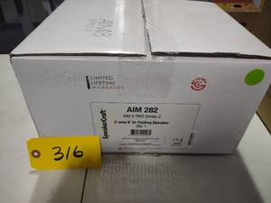 lot 316 image: (1) Speaker Craft AIM282 Speaker...