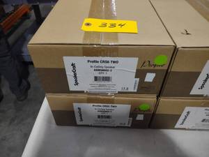 lot 334 image: (2) Speaker Craft CRS6 Two Speakers...