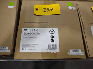 lot 354 image: (2) Elan EL-600-IC-6 Speakers...