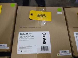 lot 355 image: (2) Elan EL-600-IC-6 Speakers...