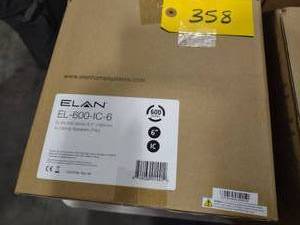 lot 358 image: (2) Elan EL-600-IC-6 Speakers...