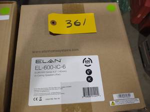 lot 361 image: (2) Elan EL-600-IC-6 Speakers...