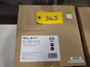 lot 365 image: (2) Elan EL-600-IC-6 Speakers...