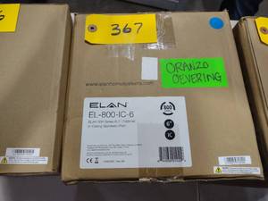 lot 367 image: (2) Elan EL-800-IC-6 Speakers...