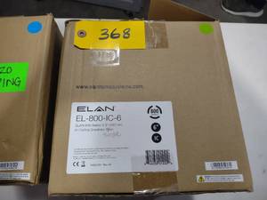 lot 368 image: (2) Elan EL-800-IC-6 Speakers...