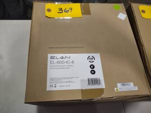lot 369 image: (2) Elan EL-600-IC-8 Speakers...