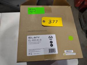 lot 377 image: (2) Elan EL-600-IC-8 Speakers (Miss...