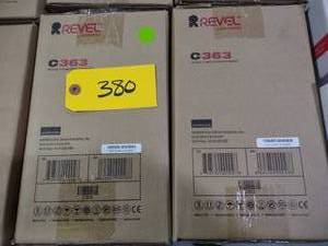 lot 380 image: (2) Revel C363 Speakers...