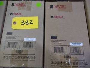 lot 382 image: (2) Revel C363 Speakers...