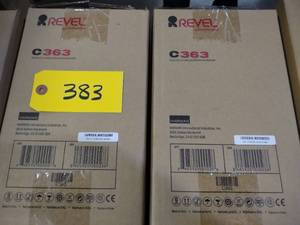 lot 383 image: (2) Revel C363 Speakers...