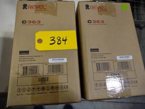 lot 384 image: (2) Revel C363 Speakers...