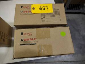 lot 387 image: (2) Revel C263LP Speakers...