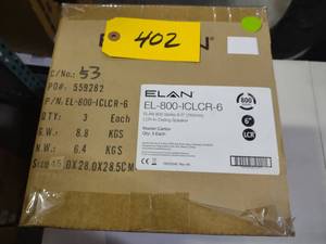 lot 402 image: 3 Pack Elan EL-800-ICLCR-6 Speakers...