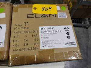 lot 409 image: 3 Pack Elan-EL-600-ICLCR-6 One Spea...