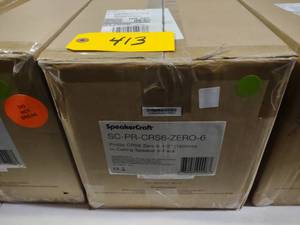 lot 413 image: 6 Pack Speaker Craft SC-PR-CRS6-Zer...