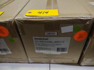 lot 414 image: 6 Pack Speaker Craft SC-PR-CRS6-Zer...